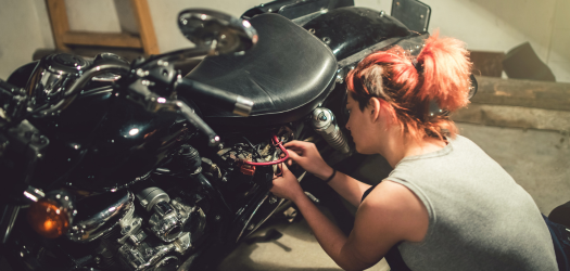 Remise en route de la moto