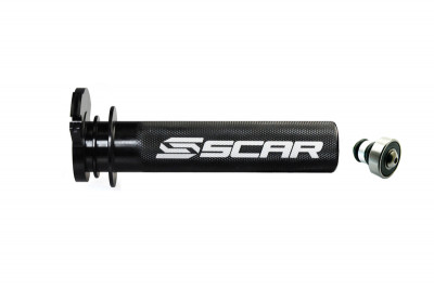 Barillet de gaz alu noir avec roulement Scar | MC 50, MC 65, TC 50, TC 65, SX 50, SX 65, SX MINI 50