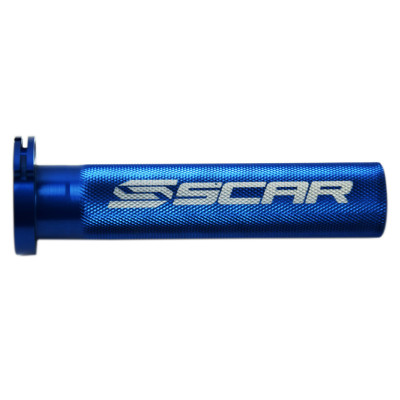 Barillet de gaz alu bleu avec roulement Scar | YAMAHA YZ 65