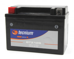 Batterie activée usine sans entretien BTZ12S Tecnium | Moto, Maxiscooter HONDA, YAMAHA, APRILIA