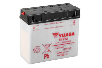 Batterie conventionnelle sans pack acide 51913 Yuasa | Moto BMW