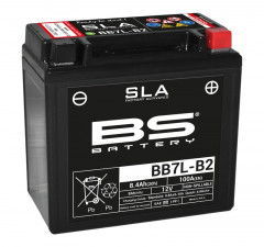Batterie SLA sans entretien activé usine BB7L-B2 BS BATTERY | Maxiscooter MBK, PEUGEOT, YAMAHA