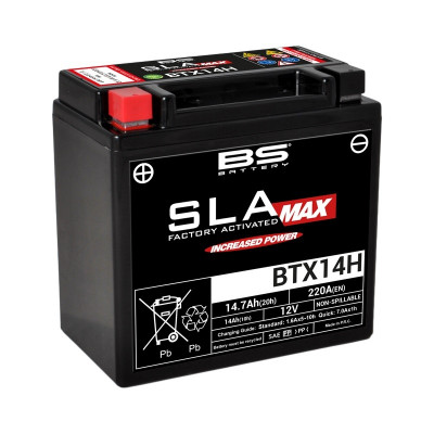 Batterie SLA Max sans entretien activée usine BTX14H | Moto, Maxiscooter BMW, PIAGGIO, APRILIA