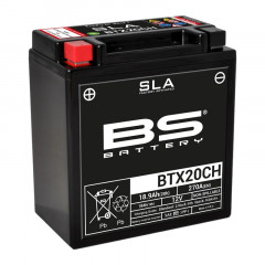 Batterie SLA sans entretien activée usine BTX20CH BS BATTERY | SUZUKI, TRIUMPH, MOTO GUZZI