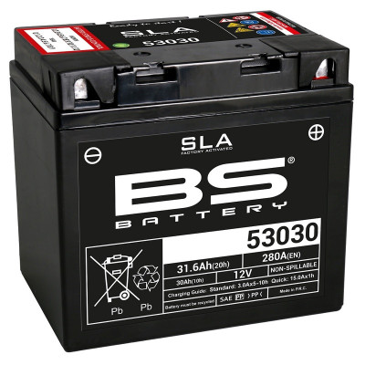Batterie SLA sans entretien activée usine 53030 | Moto DUCATI, MOTO GUZZI