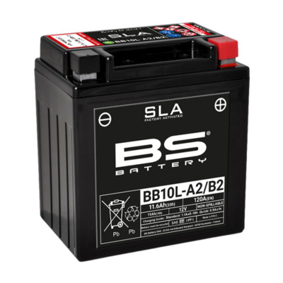 Batterie SLA sans entretien activé usine BB10L-B2 BS BATTERY | X9 125, GS E 500, GS F 500