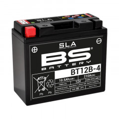 Batterie SLA sans entretien activée usine BT12B-4 BS BATTERY | Moto, Maxiscooter
