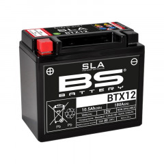 Batterie SLA sans entretien activée usine BTX12 BS BATTERY | Moto, Maxiscooter, Quad, Ssv