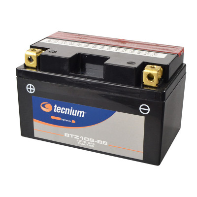 Batterie activée usine sans entretien BTZ10S Tecnium | Moto, Motocross, Maxiscooter, Quad
