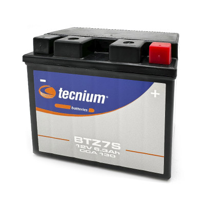 Batterie activée usine sans entretien BTZ7S Tecnium | Motocross, Quad, Maxiscooter, Moto, Scooter