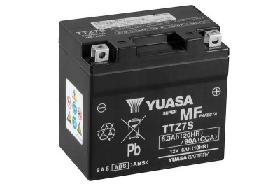 Batterie sans entretien activé usine TTZ7S Yuasa | Motocross, Maxiscooter, Quad, Moto, Scooter