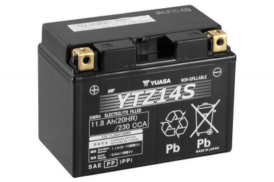 Batterie sans entretien activé usine YTZ14S Yuasa | Moto, Motocross, Maxiscooter