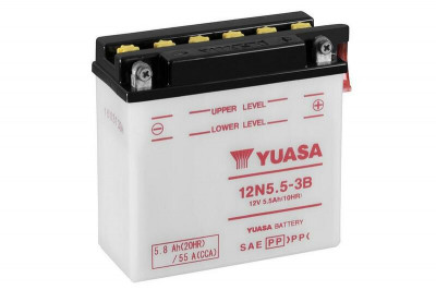 Batterie conventionnelle sans pack acide 12N5-3B Yuasa | Moto, Motocross SUZUKI, YAMAHA