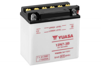 Batterie conventionnelle sans pack acide 12N7-3B Yuasa | Moto, Maxiscooter MBK, YAMAHA, CAGIVA