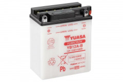 Batterie conventionnelle sans pack acide YB12A-B Yuasa | Moto HONDA