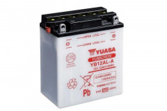 Batterie conventionnelle sans pack acide YB12AL-A Yuasa | BMW, HONDA, PEUGEOT, APRILIA, MALAGUTI