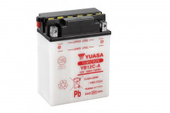 Batterie conventionnelle sans pack acide YB12C-A Yuasa | Quad YAMAHA