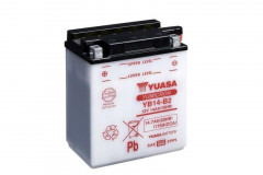 Batterie conventionnelle sans pack acide YB14-B2 Yuasa | Moto, Quad, Ssv HONDA, SUZUKI, POLARIS