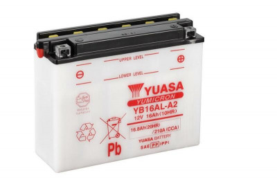 Batterie conventionnelle sans pack acide YB16AL-A2 Yuasa | Moto, Motoneige DUCATI, YAMAHA, CAGIVA