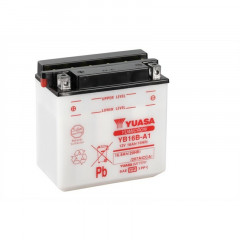 Batterie conventionnelle sans pack acide YB16BA-1 Yuasa | Moto HARLEY DAVIDSON, SUZUKI, CAGIVA