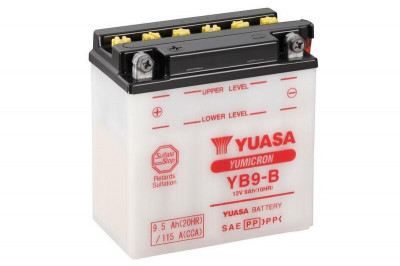 Batterie conventionnelle sans pack acide YB9-B Yuasa | Moto, Maxiscooter, Motocross, Scooter, Quad