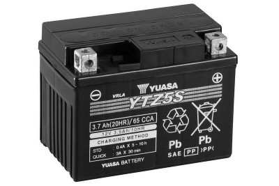 Batterie sans entretien activé usine YTZ5S Yuasa | Motocross, Moto HONDA, KTM, HUSQVARNA