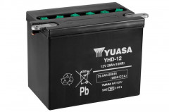 Batterie conventionnelle sans pack acide YHD-12 Yuasa | Moto HARLEY DAVIDSON