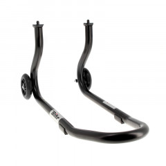 Béquille avant marque Bihr Home Track fixe couleur noir mat roues couleur noir