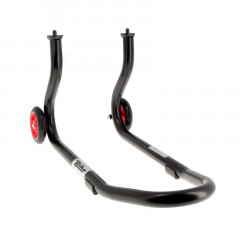 Béquille avant marque Bihr Home Track fixe couleur noir mat roues rouge