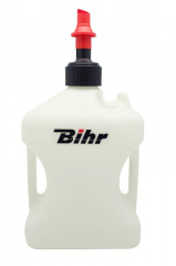 Bidon d'essence marque Bihr Home Track couleur blanc 10L
