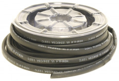 Bobine gaine thermorétractable Ø12.7Mm noire longueur 8M