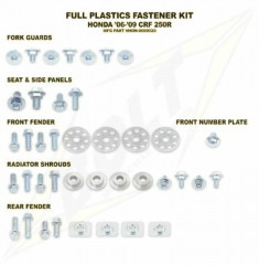 Kit vis plastiques complet BOLT | HONDA CR 125, HONDA CR 250, HONDA CRF R 450