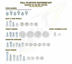 Kit vis plastiques complet BOLT | SUZUKI RM 125, SUZUKI RM 250