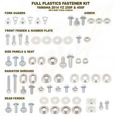 Kit vis plastiques complet BOLT | YAMAHA YZ 250, YAMAHA YZF 450
