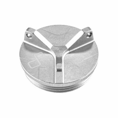 Bouchon carter d'huile M34 X 1.5 3 trous argent Lightech | Moto BMW