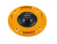 Bouchon de réservoir marque LIGHTECH noir/or 1/4 tour Suzuki GSX-S