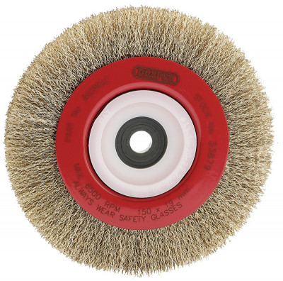 Brosse métallique Draper fils d'acier diam.150mm