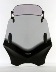 Bulle V-Flow naked bike Fumé avec spoiler Mra