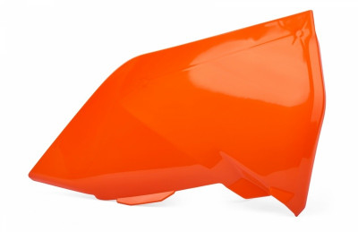 Cache boîte à air orange Polisport | Motocross KTM