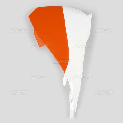 Cache boîte à air orange/blanc Ufo | KTM SX 85