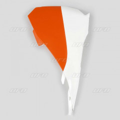 Cache boîte à air orange/blanc Ufo | KTM SX 85