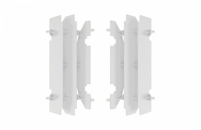 Cache radiateur blanc Polisport | SUZUKI DRZ 400, SUZUKI DRZE 400, SUZUKI RM 125, SUZUKI RM 250