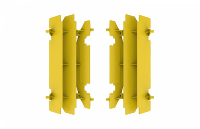 Cache radiateur jaune Polisport | SUZUKI DRZ 400, SUZUKI DRZE 400, SUZUKI RM 125, SUZUKI RM 250