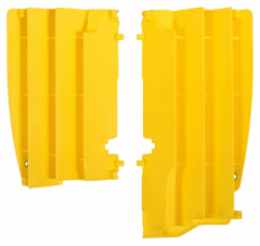 Cache radiateur jaune Polisport | SUZUKI RMZ 450