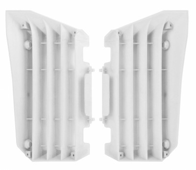 Cache radiateur blanc Polisport | YAMAHA WRF 250, YAMAHA WRF 450, YAMAHA YZ 250, YAMAHA YZF 450