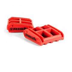 Caoutchouc de remplacement marque Risk Racing Lock-n-Load rouge