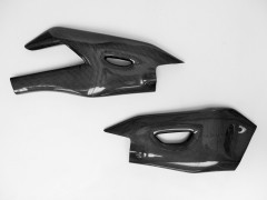 Carter de bras oscillant marque LIGHTECH carbone brillant Yamaha Yzf-R1