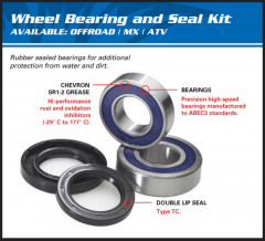 Kit roulements de roue arrière + joints All Balls | RHINO YXR 450, RHINO YXR 660, RHINO YXR 700