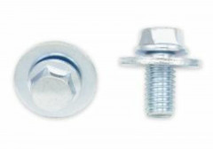 Kit vis + rondelles M6X1X12mm marque BOLT par 10