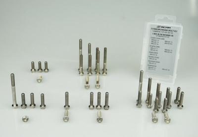Kit 34 vis moteur titane Scar | GAS GAS MC 65, HUSQVARNA TC 65, KTM SX 65